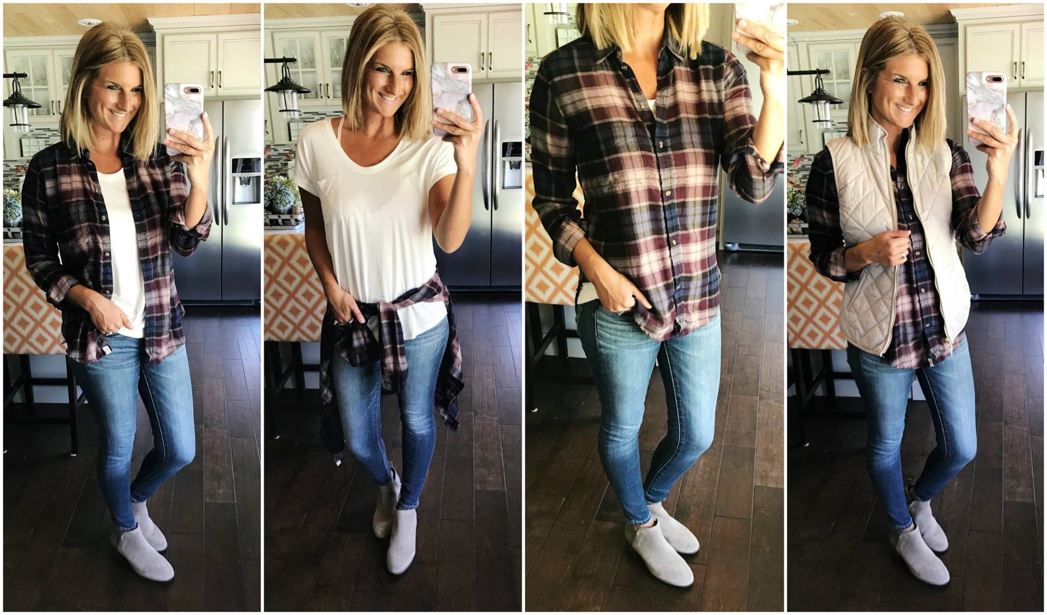 Four Ways to Wear a Flannel Shirt