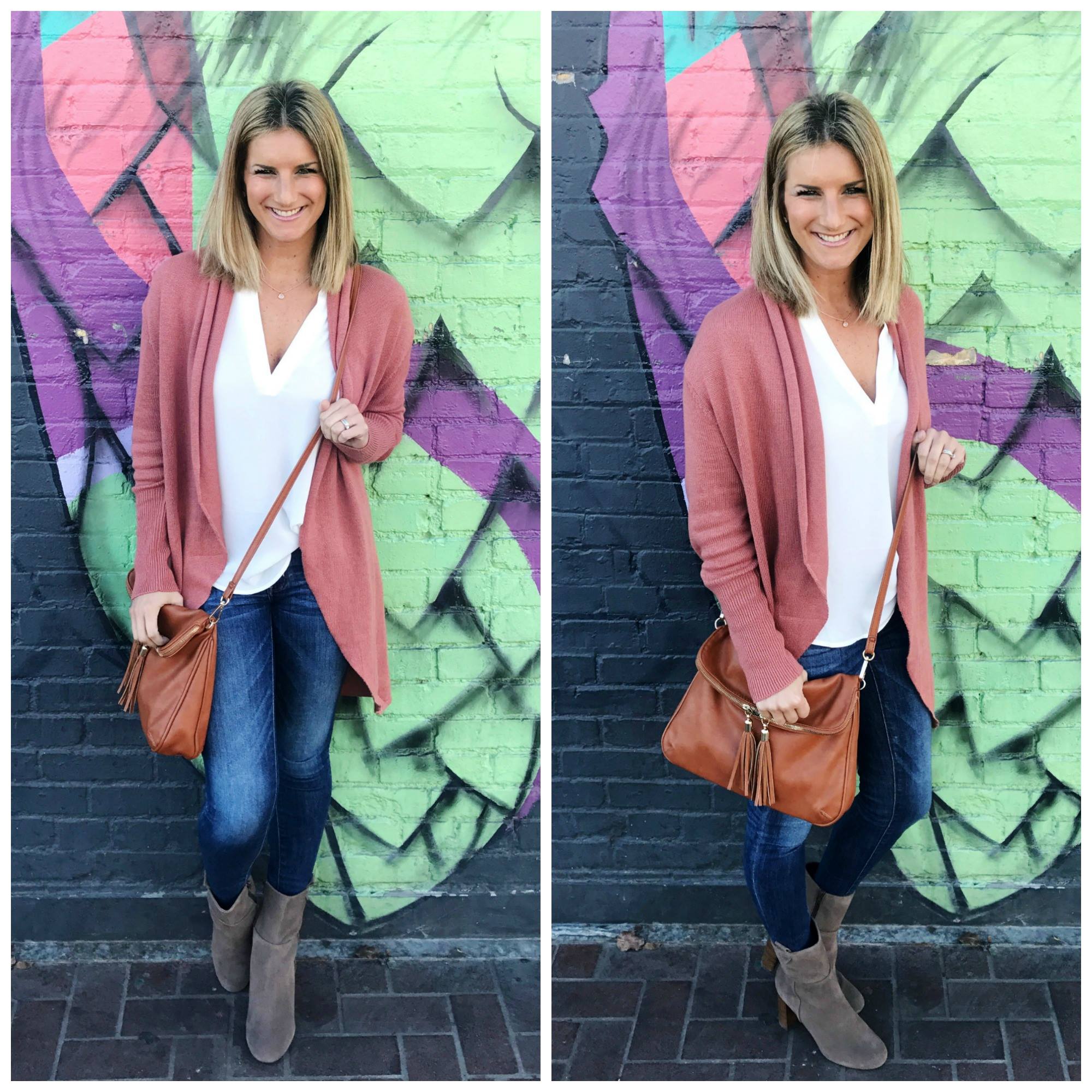 How to Wear Tall Booties Over Jeans