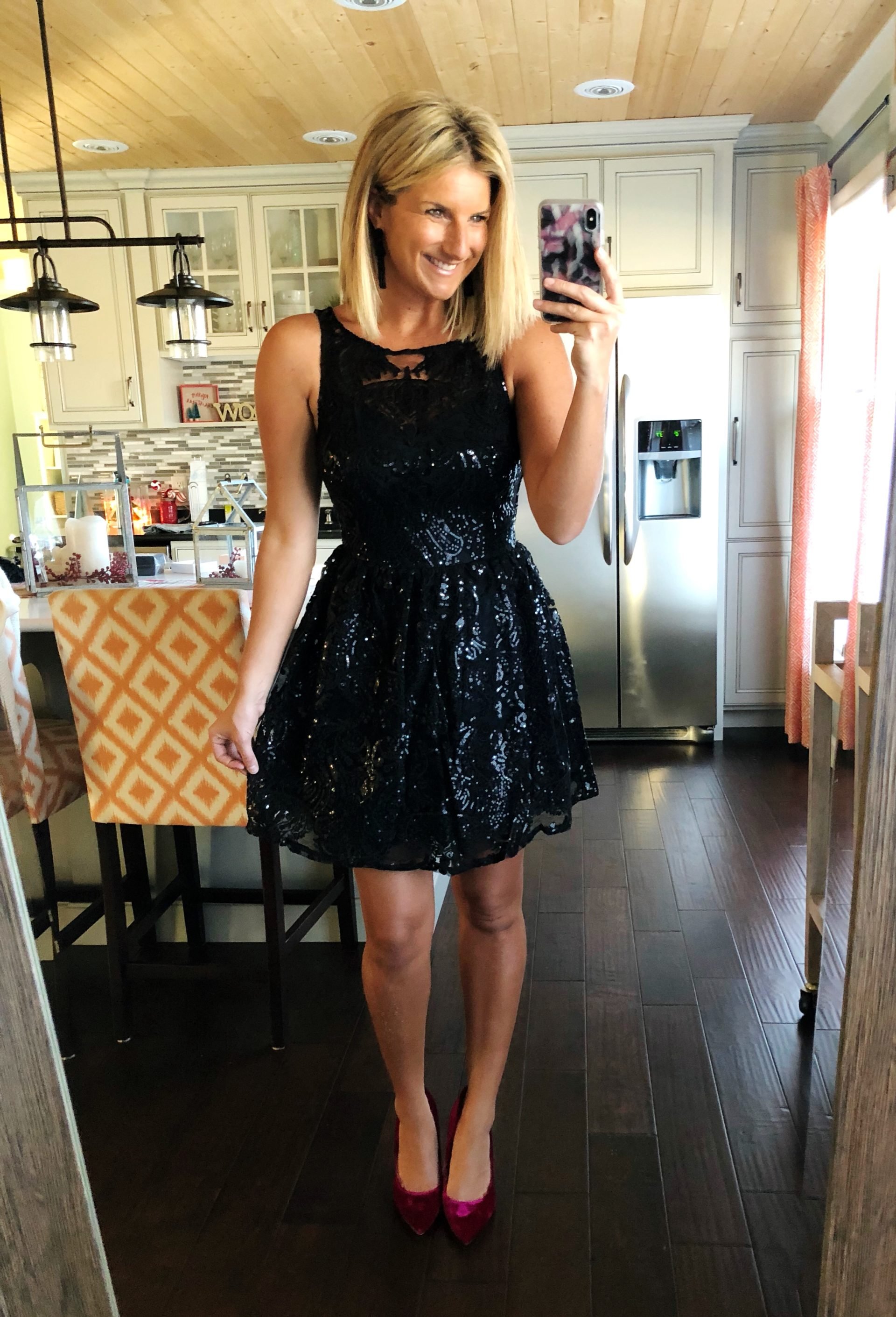 How to Wear a Pop of Color with Your NYE Dress