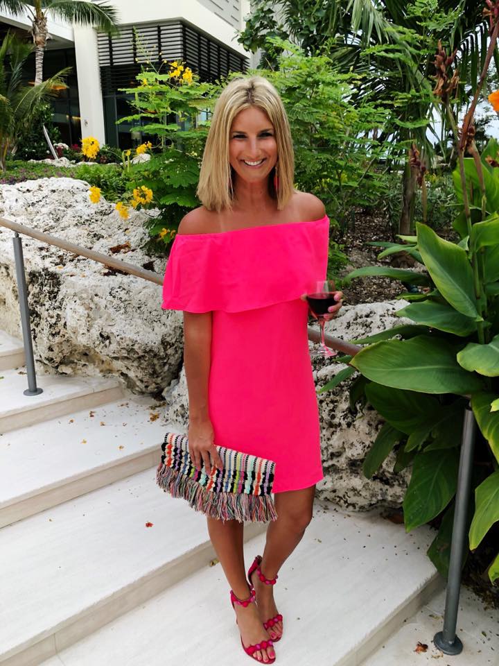 How to Add a Patterned Clutch to an Outfit