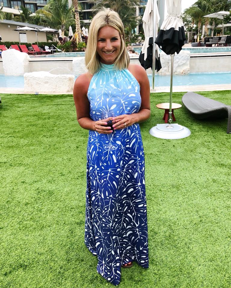 How to Wear a Patterned Maxi Dress