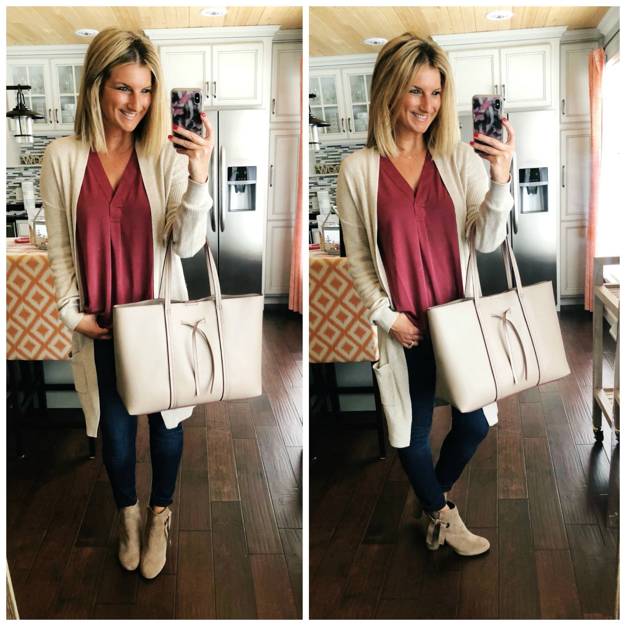 How to Wear an Oversized Tote