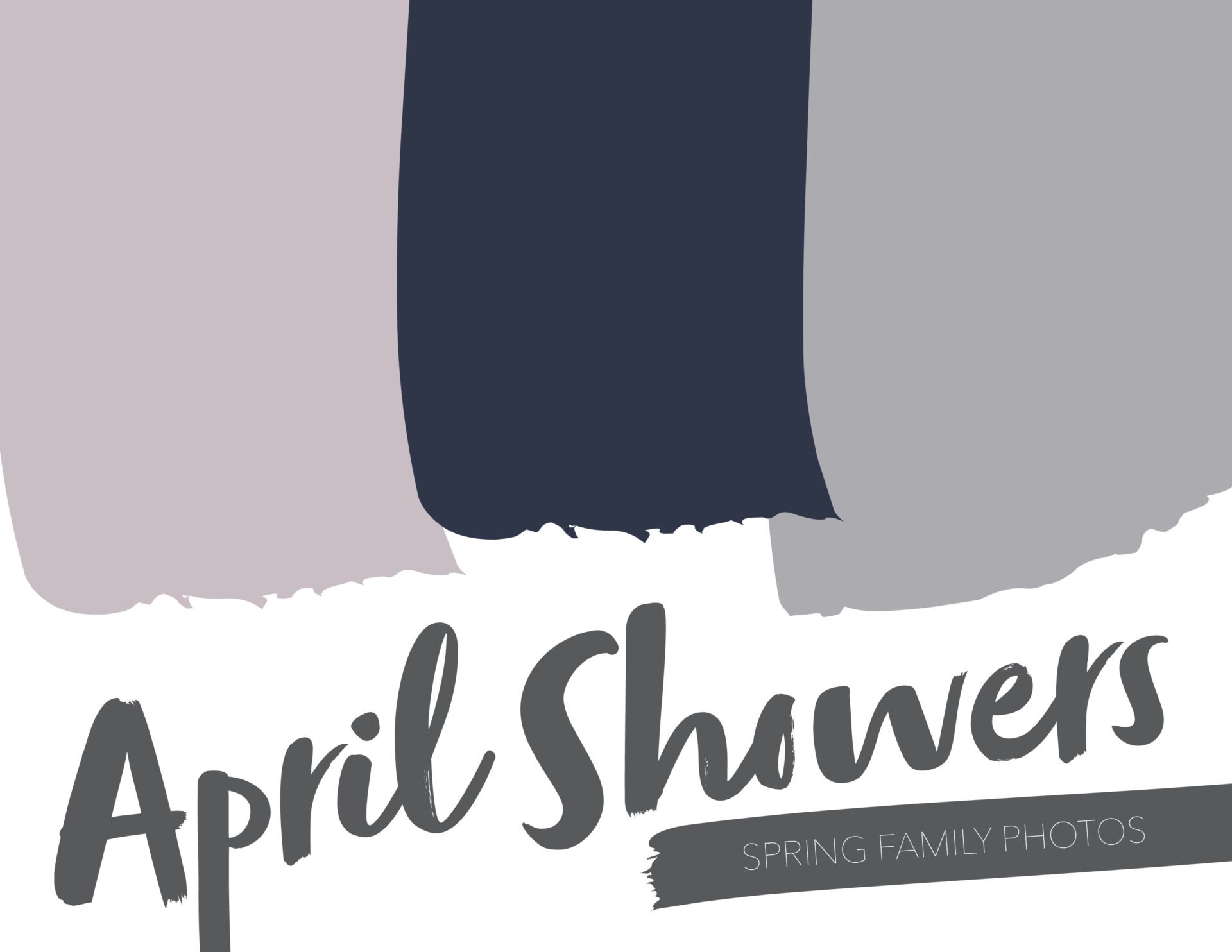 Spring Family Photo Color Scheme Lavandar Navy Grey