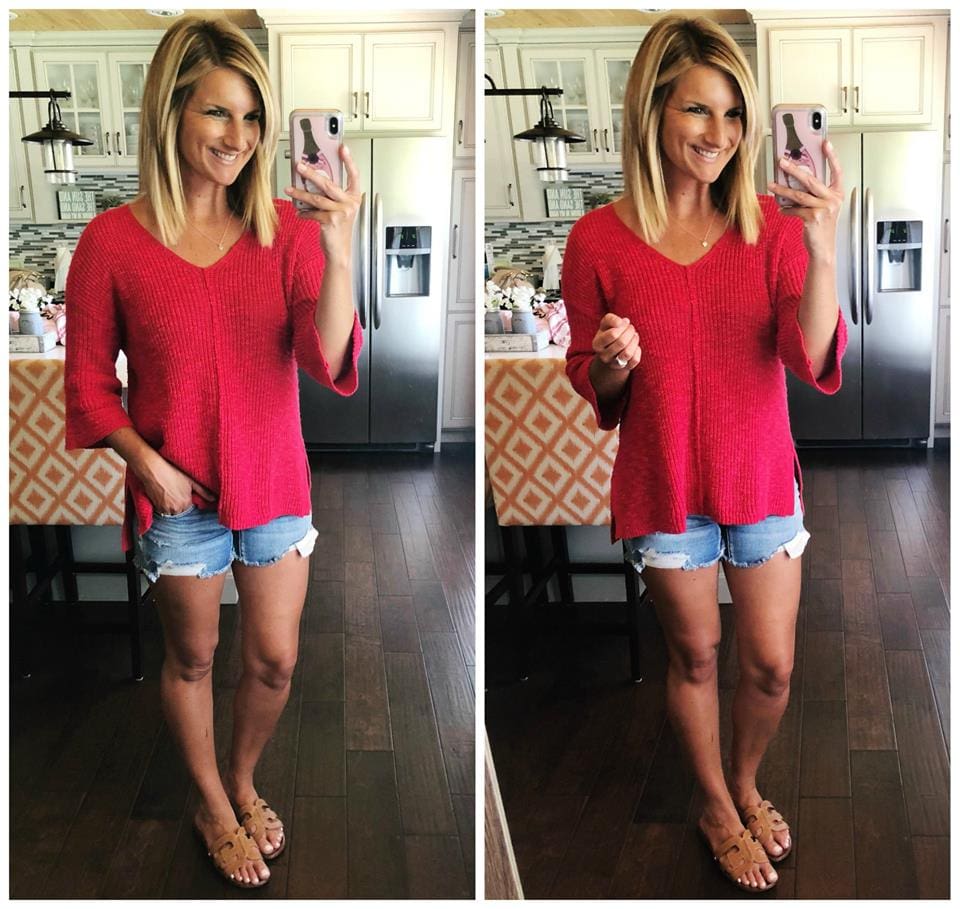 Summer Sweater // Summer Outfit Inspiration // How to Wear a Sweater in the Summer