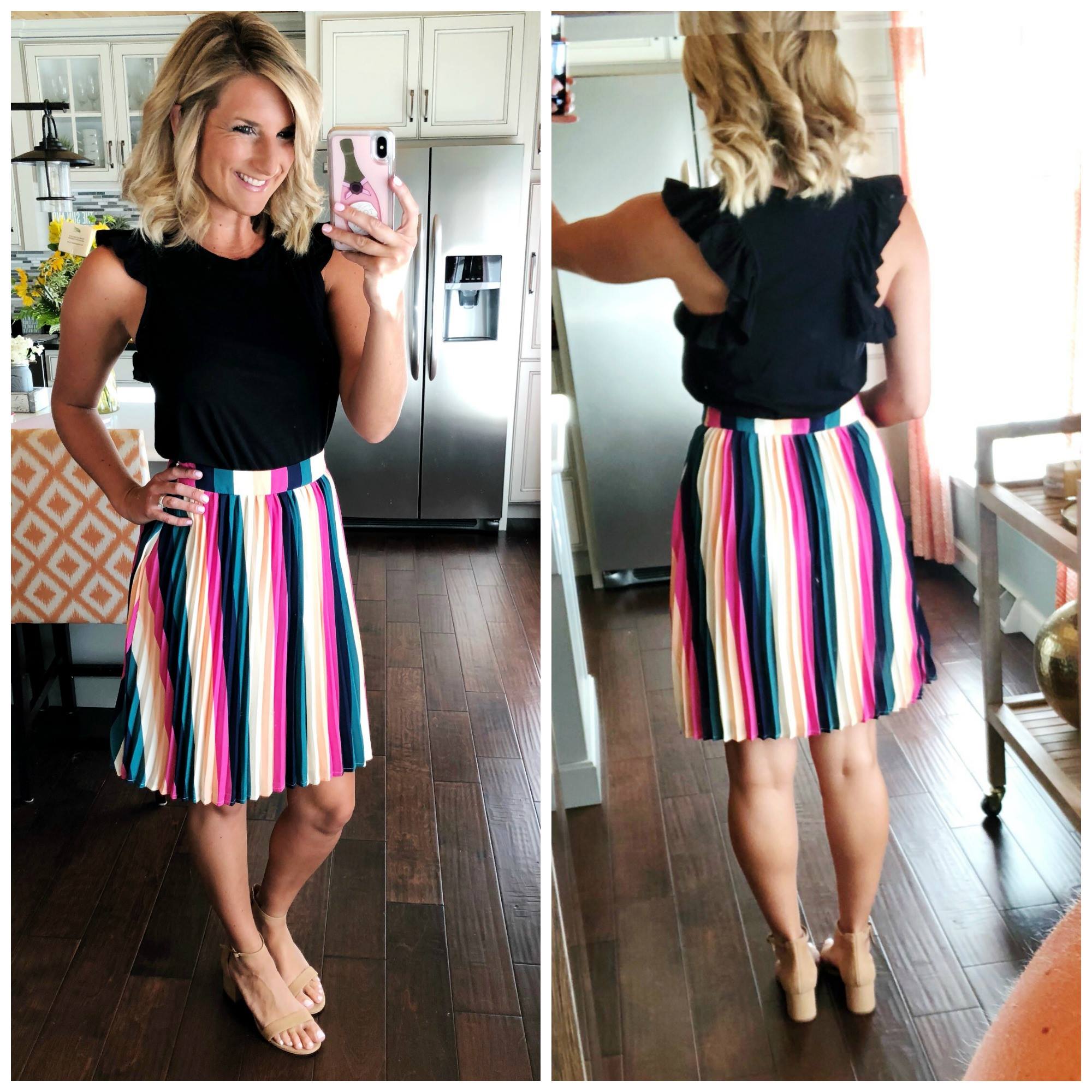 What to Wear to Work // Summer Work Wear // How to Style a Colorful Skirt 