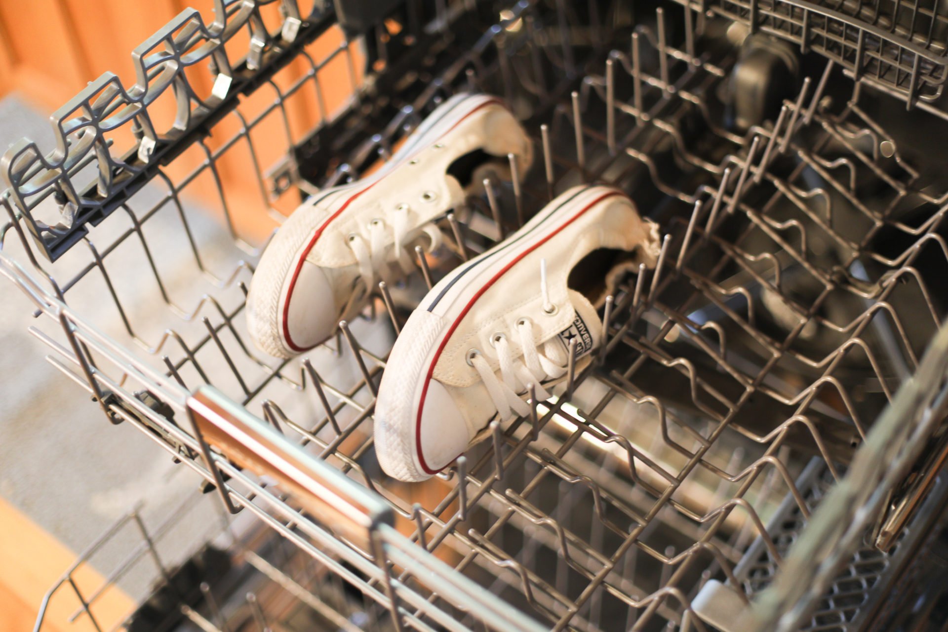 converse in dishwasher