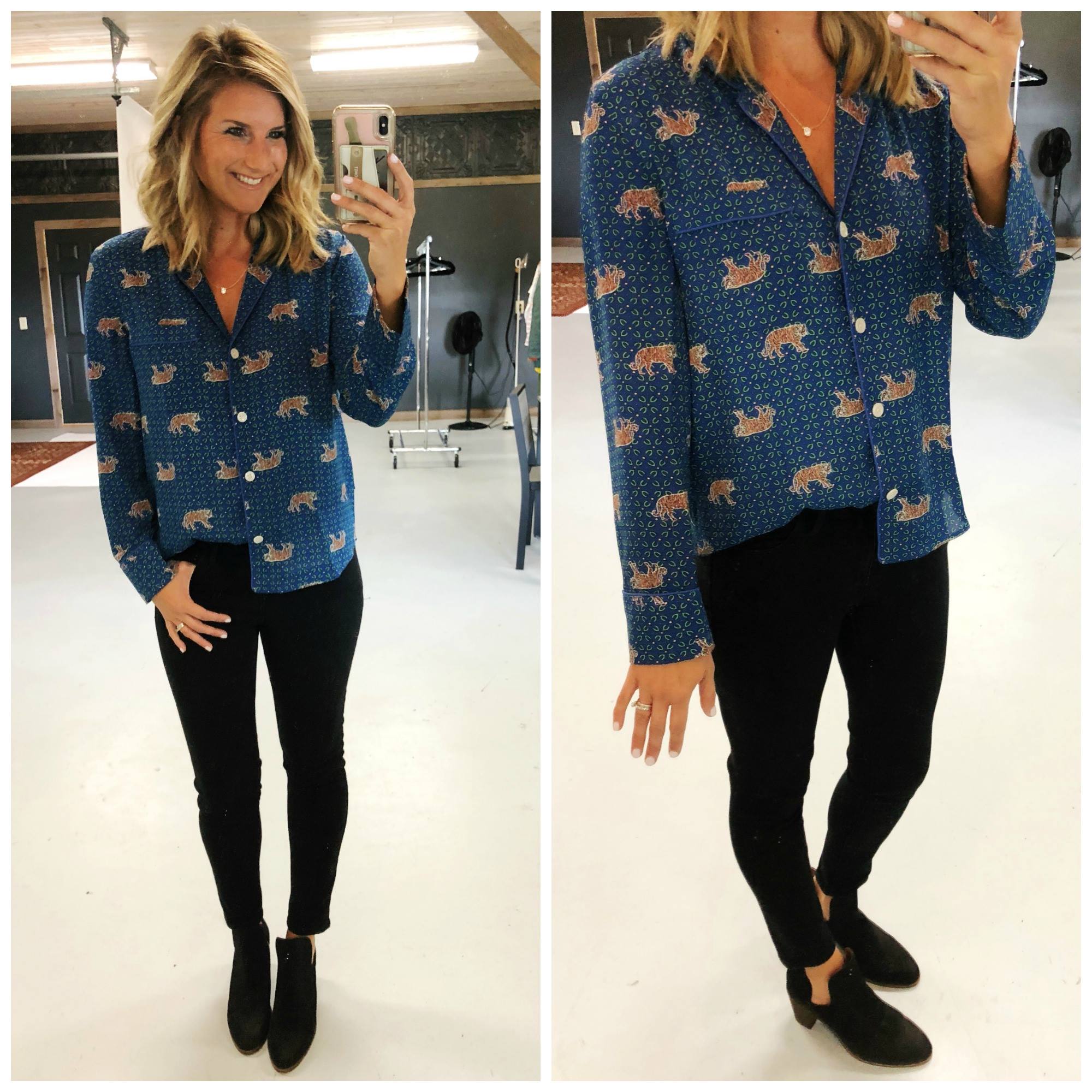 How to style a sleep blouse
