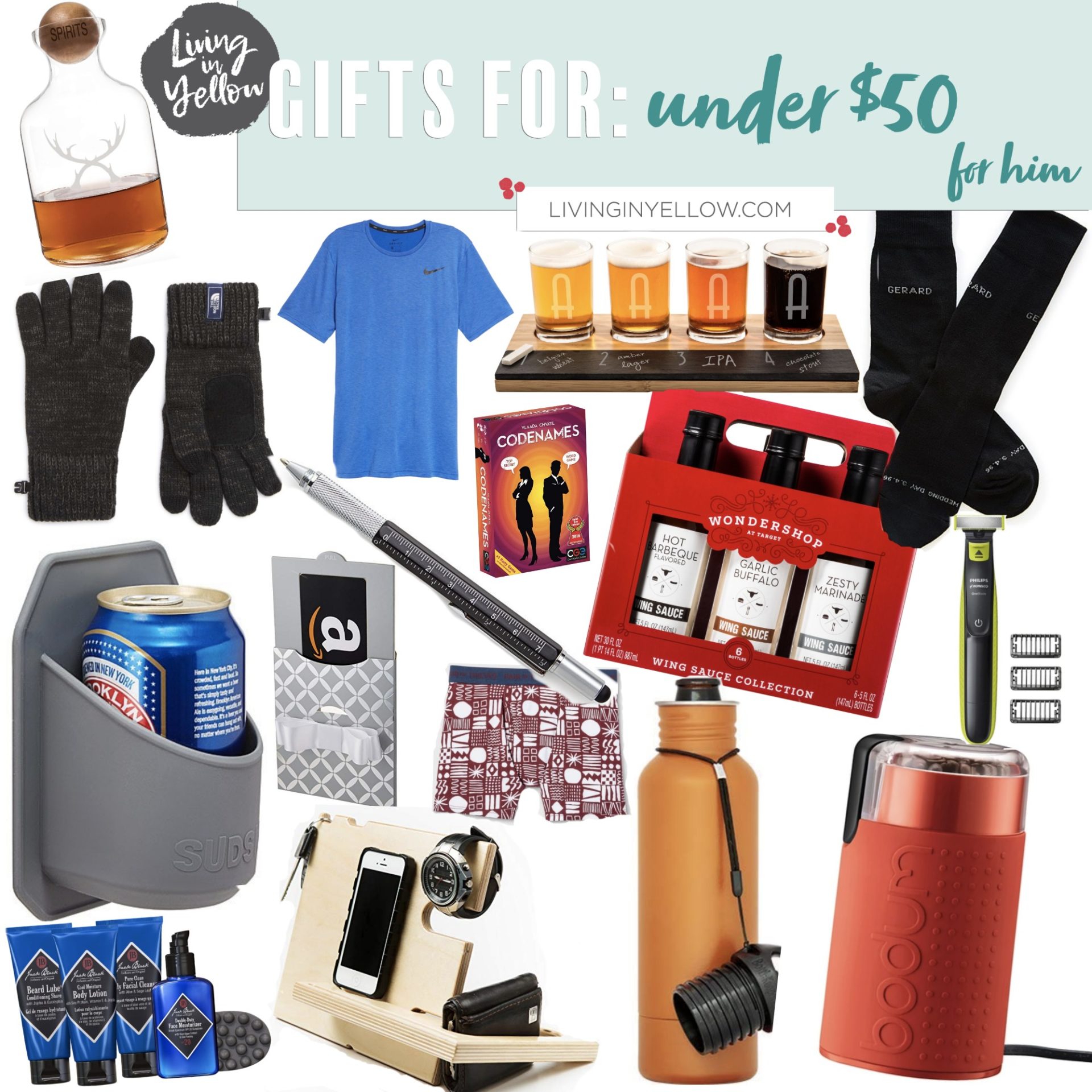 gift guide, gifts for him