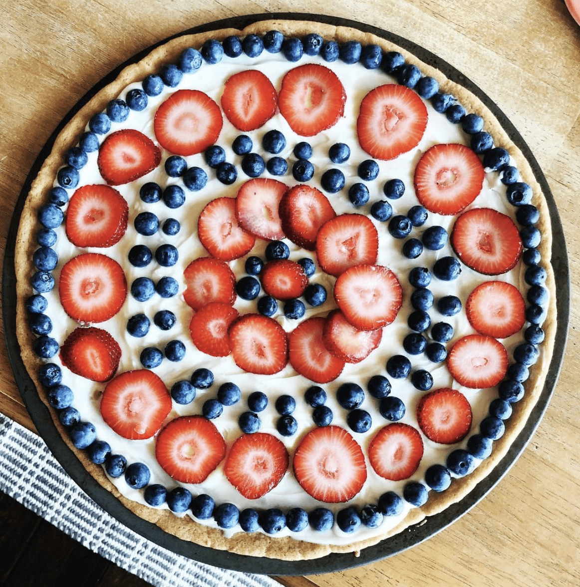 fruit pizza dessert